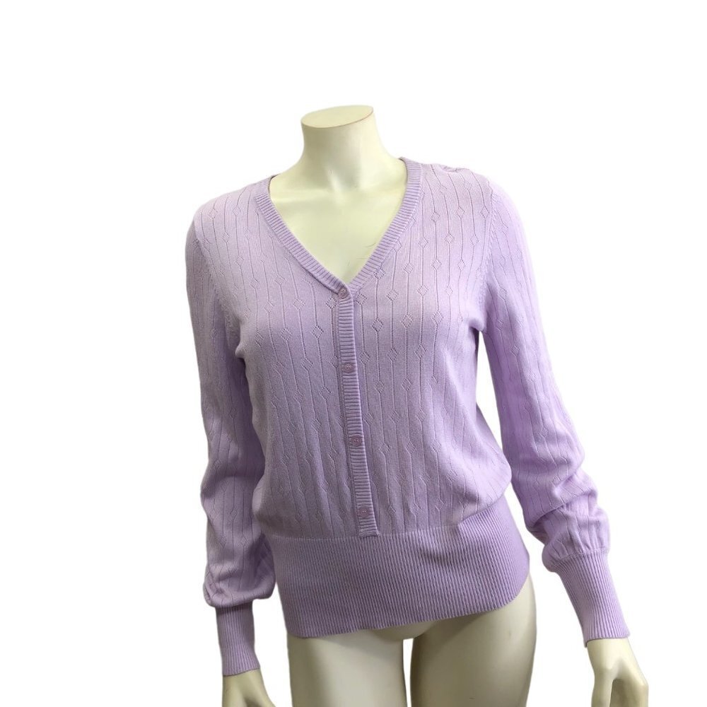 DESIGN 365 WOMEN'S BUTTON FRONT HENLEY PULLOVER SWEATER SIZE MD‎  NEW WITH TAG